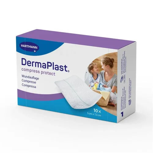 DERMAPLAST, DermaPlast Compress Protect 5x7.5cm (10 Stk)