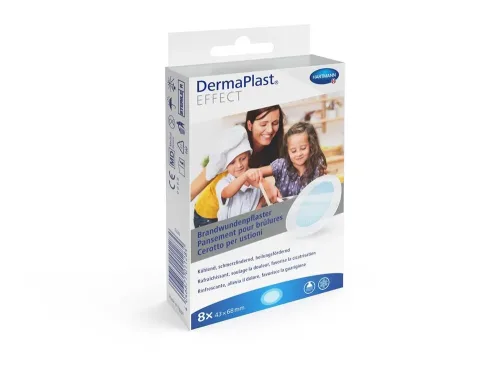 DERMAPLAST, DermaPlast Effect Brandwundenpflaster, 43x68mm (8 Stk)