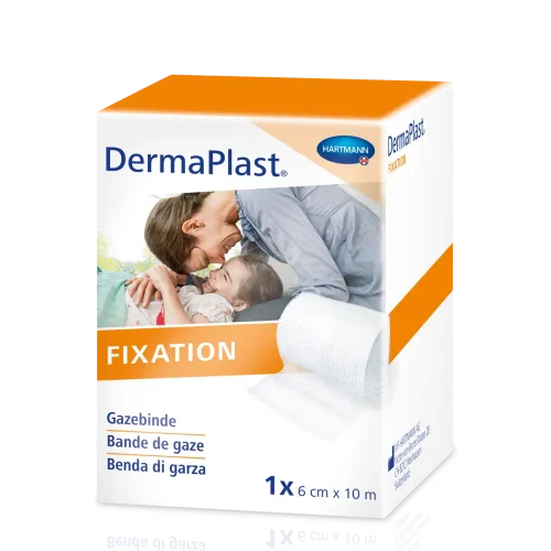 DERMAPLAST, DermaPlast Gazebinde festkantig, 6cmx10m (1 Stk)