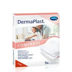 DERMAPLAST, DermaPlast Kompressen 10x10cm, 8-fach (5 Stk)