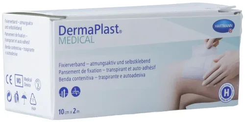 DERMAPLAST, DermaPlast Medical Fixiervlies 10cmx2m (1 Stk)