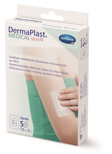 DERMAPLAST, DermaPlast Medical skin+ Vliesverband 7.2x5cm (5 Stk)
