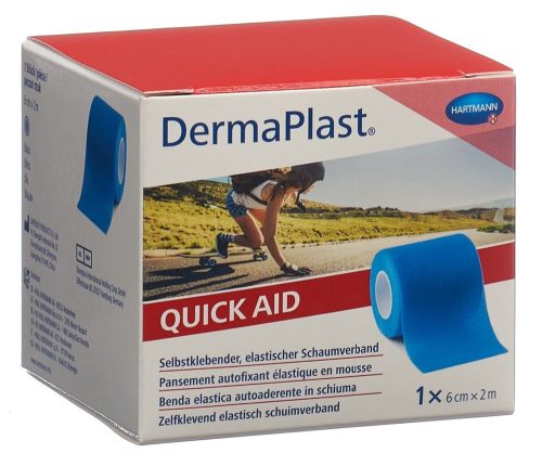 DERMAPLAST, DermaPlast QuickAid 6cmx2m blau (1 Stk)