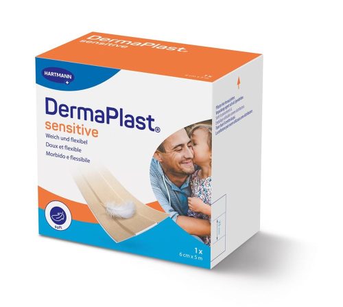DERMAPLAST, DermaPlast sensitive Schnellverband, 6cmx5m (1 Stk)