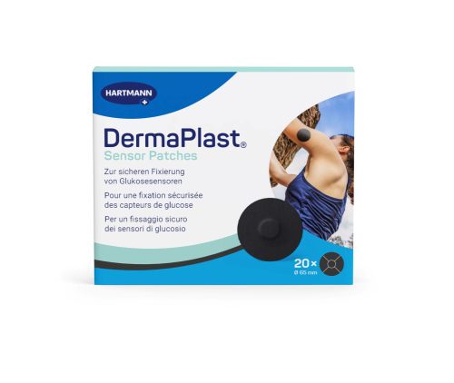 DermaPlast, DermaPlast Sensor Patch schwarz, Durchmesser 21mm (20 Stk)