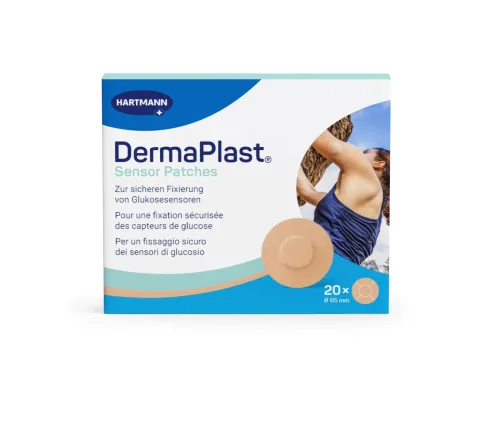 DERMAPLAST, DermaPlast Sensor Patch beige, Durchmesser 29mm (20 Stk)