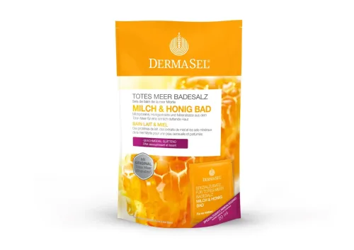 Dermasel Therapie, Dermasel Badesalz Milch & Honig (400g)