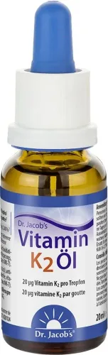 Dr. Jacobs, Dr. Jacob's Vitamin K2 Öl (20ml)