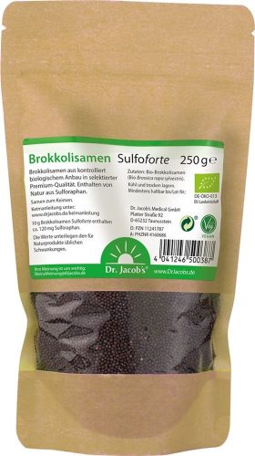 Dr. Jacobs, Dr. Jacob's Brokkolisamen Sulfoforte Bio (250g)