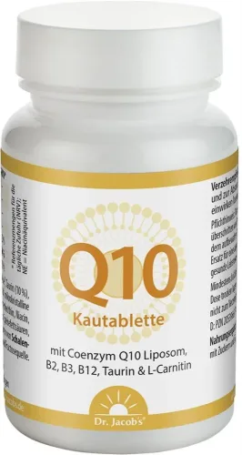 Dr. Jacob's Coenzym Q10 Kautabl Taurin L-Carnitin Ds 60 g