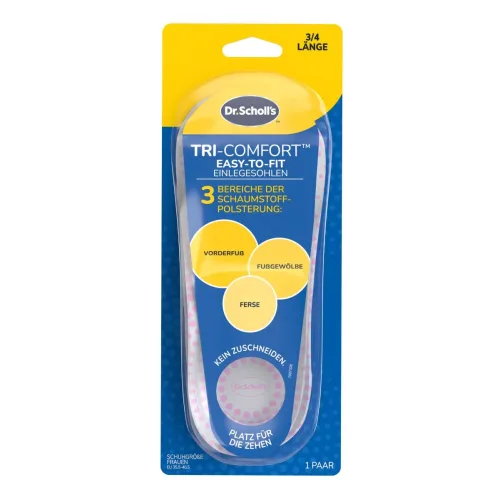 Scholl, Scholl - Dr s Tri-Comfort Einlegesohlen W, 1 Paar
