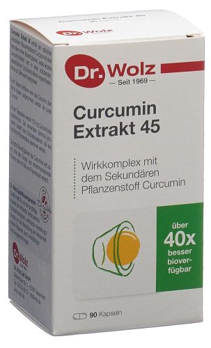 Dr. Wolz, Dr. Wolz Curcumin Extrakt 45 Kapseln (90 Stk)