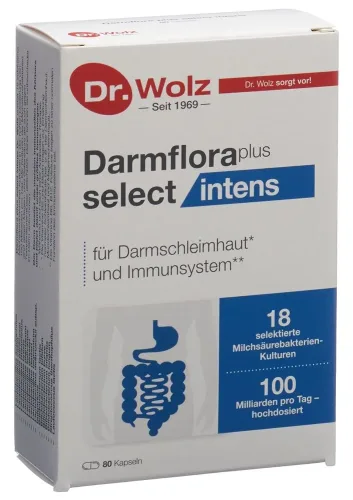 Dr. Wolz, Dr. Wolz Darmflora plus select intens Kapseln (80 Stk)