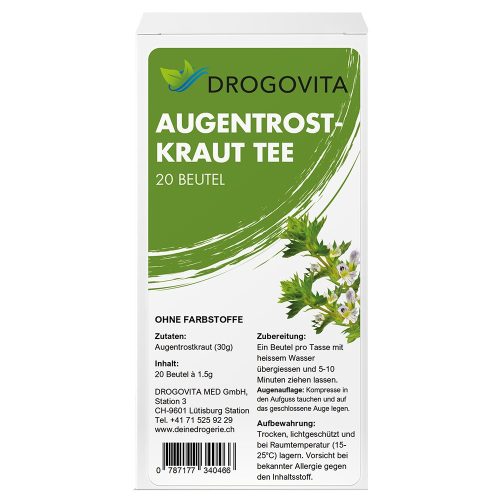 Drogovita, DROGOVITA Augentrost-Tee (20 Beutel)