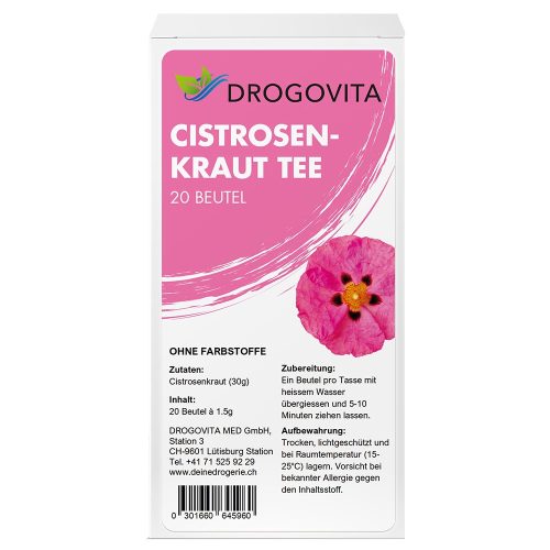 Drogovita, Drogovita Cistrosen Tee (20 Stück)