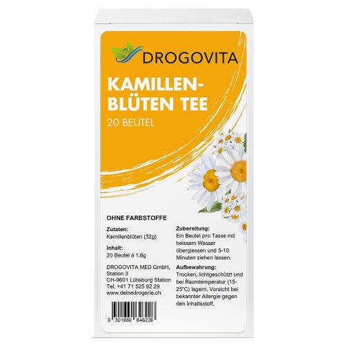 Drogovita, DROGOVITA Kamillen Tee (20 Beutel)