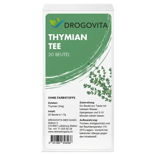 Drogovita, Drogovita Thymian Tee (20 Stk)