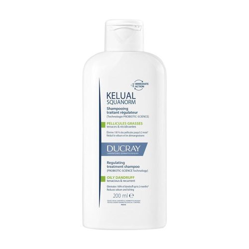 Ducray, DUCRAY KELUAL SQUANORM Kur-Shampoo Fettige Schuppen (200ml)