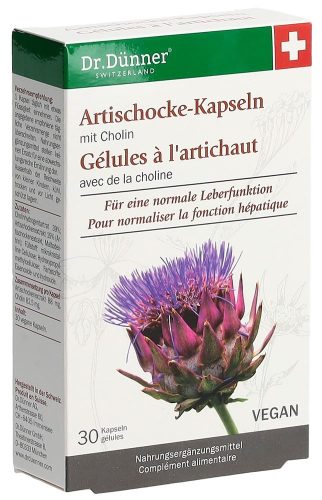 Dr. Dünner, Dr. Dünner Artischocke Leberfunktion Kapseln (30 Stk)