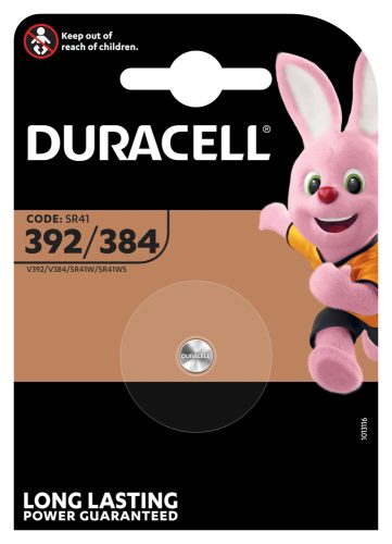 DURACELL, DURACELL Knopfbatterie Specialty 392/384 V392, V384, SR41W, 1.5V