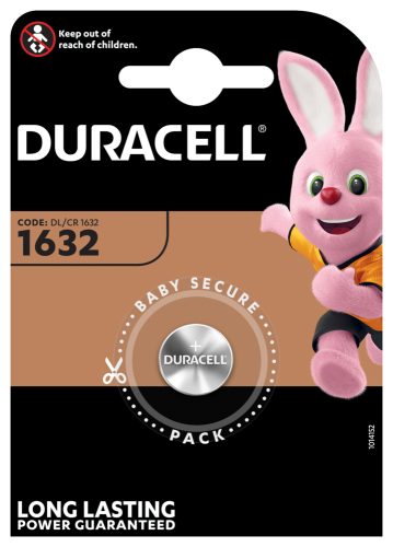 DURACELL, DURACELL Knopfbatterie Specialty DL/CR1632 CR1632, 3V