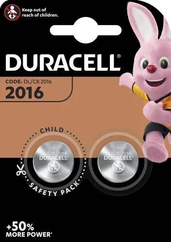DURACELL, DURACELL Knopfbatterie Specialty CR2016 B2 CR2016, 3V 2 St&uuml;ck