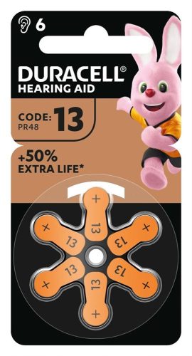 Duracell, Duracell Batterie EasyTab 13 Zinc Air D6 1.4V