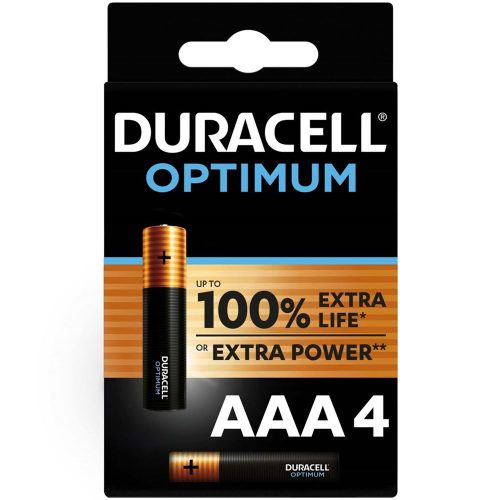 DURACELL, Duracell - Optimum, Alkaline-Bat.,4Stk, AAA(LR03)