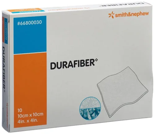 SMITH & NEPHEW, DURAFIBER Wundauflage, 10x10cm, steril (10 Stk)