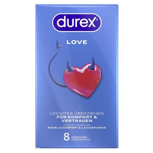 Durex, Durex - Love Dünne Kondome - Transparent - Latex - 8 Stück