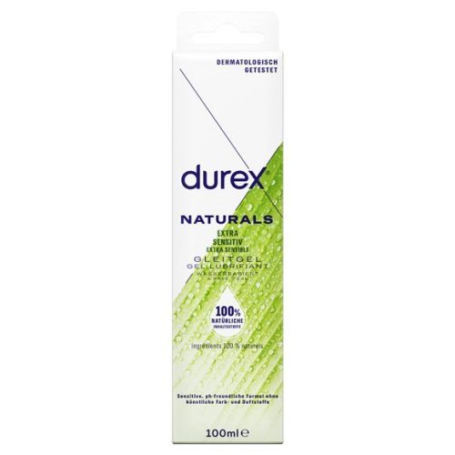 Durex, Durex Naturals Gleitmittel auf Wasserbasis, 100 ml - Amorana