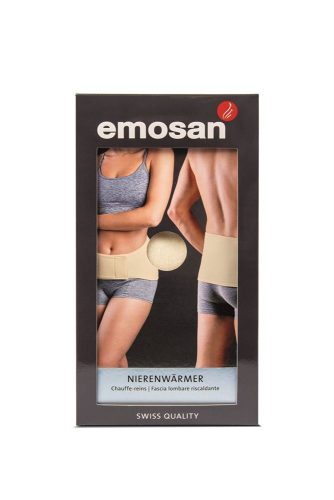 emosan, Emosan Nierenwärmer écru mit Velcro, Grösse XL, 99-115cm (1 Stk)