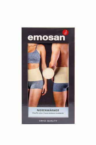emosan, Emosan Ultra Nierenwärmer Velcro, grau, Umfang 87-98cm (1 Stk)