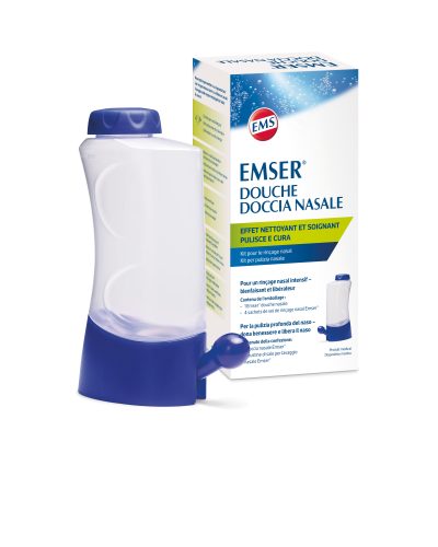 Emser, EMSER Nasendusche + 4 Beutel Nasenspülsalz (1 Stk)