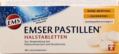 Emser, EMSER Pastillen zuckerfrei ohne Menthol 30 Stk