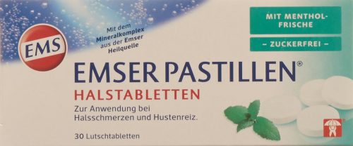 Emser, EMSER Pastillen zuckerfrei Mentholfrische 30 Stk