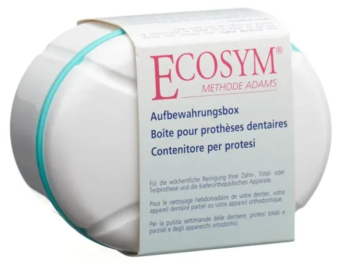 Ecosym, ECOSYM Aufbewahrungsbox für Zahnprothese (1 Stk)