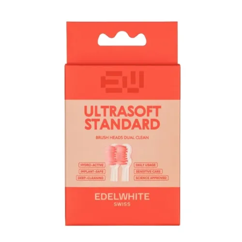 edel white, edel+white Sonic Dual Clean Ersatzbürstenköpfe G8+ (2 Stk)