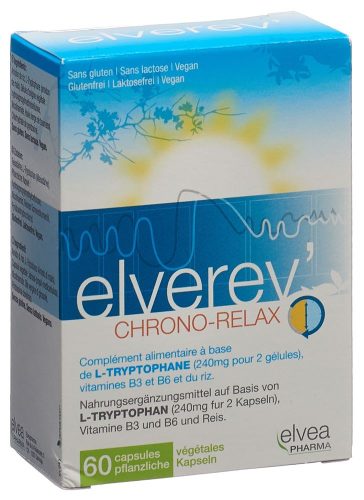 ELVEREV', ELVEREV' Chrono-Relax L-Tryptophan Kapseln (60 Stk)