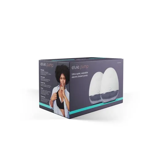 Elvie, Elvie -  Pump - elektrische Milchpumpe, Weiss