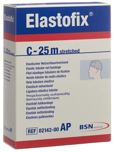 Elastofix, Elastofix Netz Schlauchverband C 25m Rumpf Kopf (1 Stk)