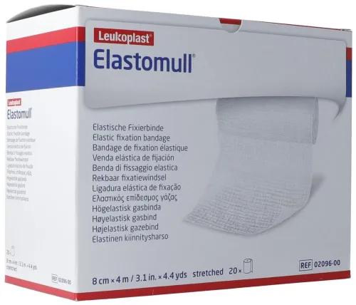 Elastomull, Elastomull elastische Fixierbinden in Polypropylen, 4x8cm (20 Stk)