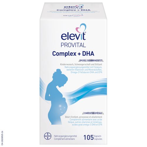 Elevit, ELEVIT Provital Complex + DHA Kapseln (105 Stk)