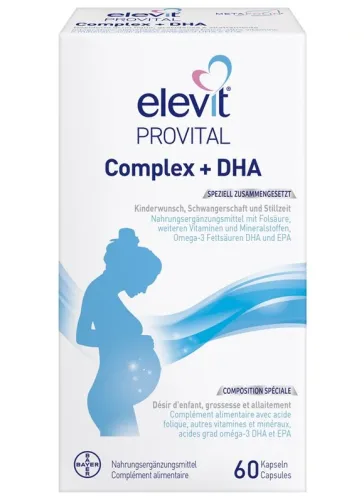 Elevit, elevit Provital Complex + DHA Kapseln (60 Stk)