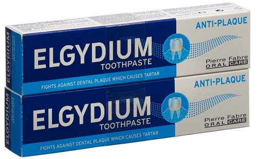 ELGYDIUM, ELGYDIUM Anti-Plaque Zahnpasta Duo (2x75ml)