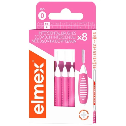 Elmex, Elmex Interdentalbürsten pink, 0.4mm (8 Stk)