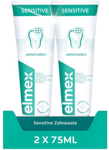 Elmex, ELMEX SENSITIVE Zahnpasta Duo 2 x 75 ml