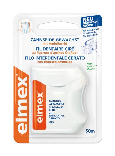 Elmex, Elmex Zahnseide Mint gewachst (50m)