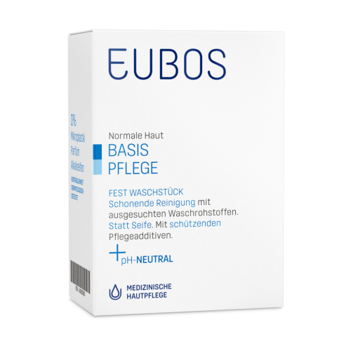 Eubos, EUBOS Seife fest unparfümiert blau (125g)