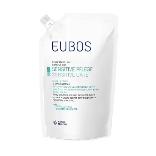 Eubos, EUBOS SENSITIVE DUSCH & CREME Nachfüllpackung (400ml)